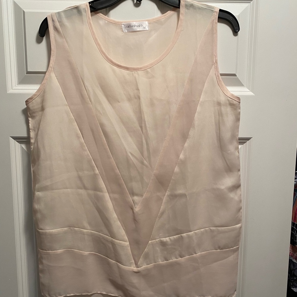 Cream tank top